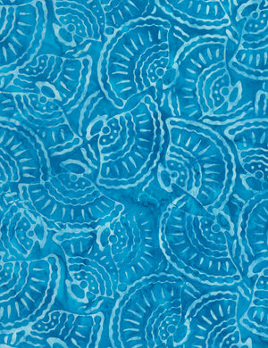 Seashell Batik - Tonga Turq