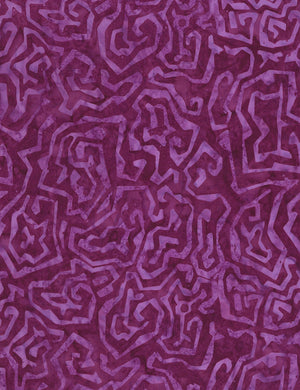 Maze Batik - Tonga Violet