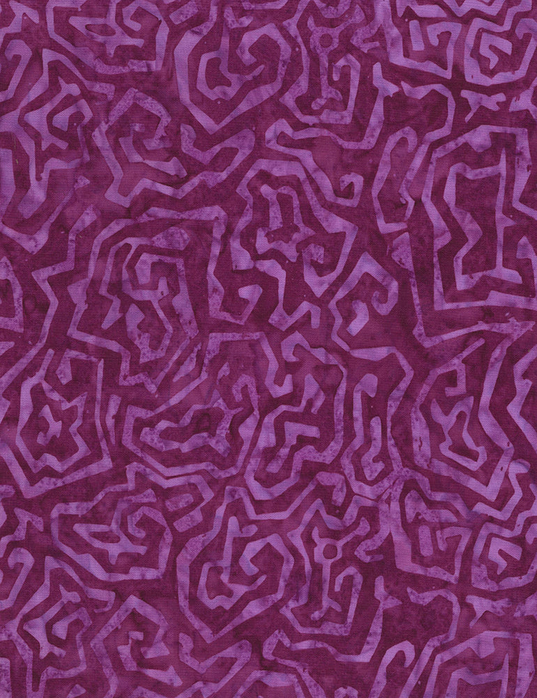 Maze Batik - Tonga Violet