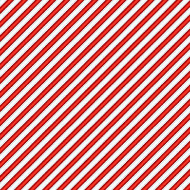 Timber Gnomies Tree Farm-Diagonal Candy Cane Stripe Red/White 305-8