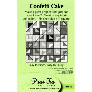 Confetti Cake Pattern by Pieced Tree