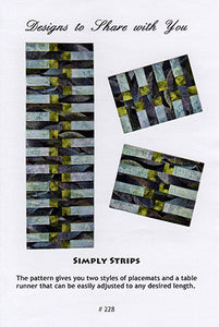 Simply Strips – pattern – DSY228