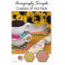 Load image into Gallery viewer, AMAZINGLY SIMPLE Coasters &amp; Hot Pads - Sewing Pattern - Tiger Lily Press