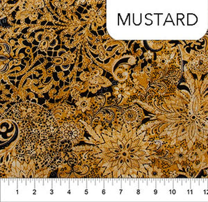 BANYAN BATIKS Ketan Batik Basics Mustard Batik 81221-53
