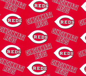 MLB Cincinnati Reds Cotton Fabric by the Yard 6637 B