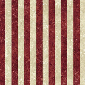 Patriotic Stripe, Red, Beige, Stonehenge, Stars and Stripes 1 and II, Quilts of Valor, Northcott, 39100-25