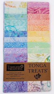 Tonga Treats Icing 2.5" Strip Pack Timeless Treasures Fabrics