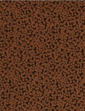 Coffee' Fabric By The Yard; By Timeless Treasures -C6881
