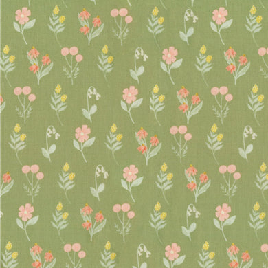 It's A Girl C13324- Floral SAGE by Riley Blake Designs