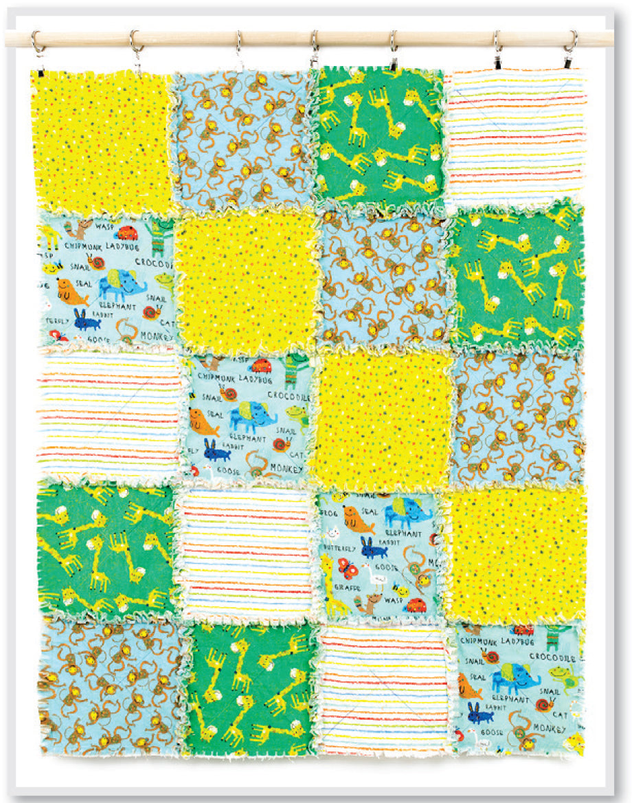 Free Pattern - Scribble Animal Flannel Blanket