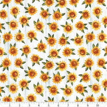Load image into Gallery viewer, Benartex Spring Hill Farm Light Grey Sunflower # 13248-08
