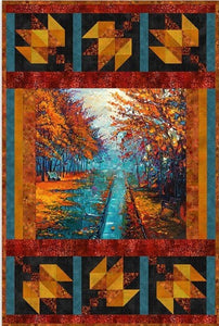 A Year of Art: Autumn Wall Hanging Quilt Kit from In the Beginning